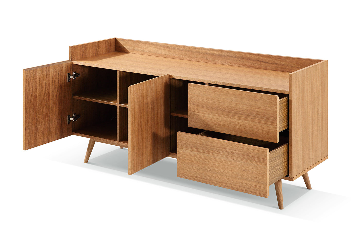 Tiroirs du Buffet en Bois Scandinave Avat