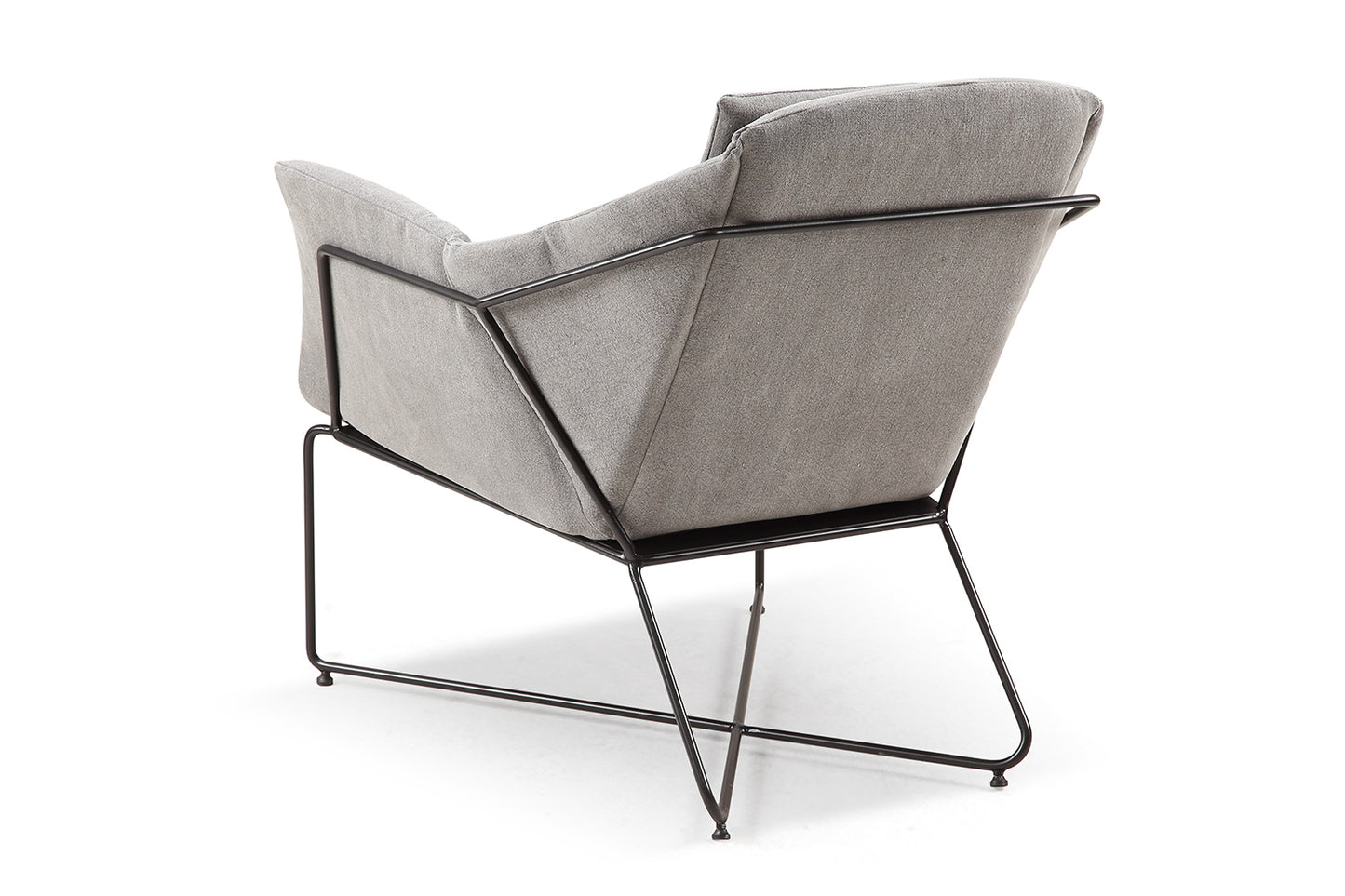 Chaise Scandinave Vellson Stockholm Tissu Gris