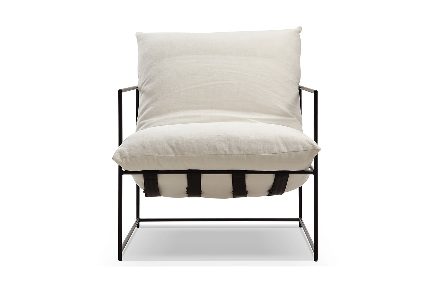 Chaise Vellson Malmö Tissu Blanc
