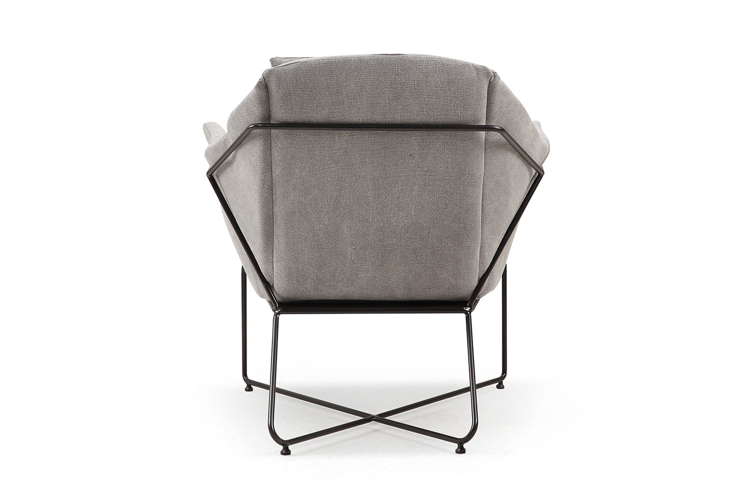 Chaise Scandinave Vellson Stockholm Tissu Gris