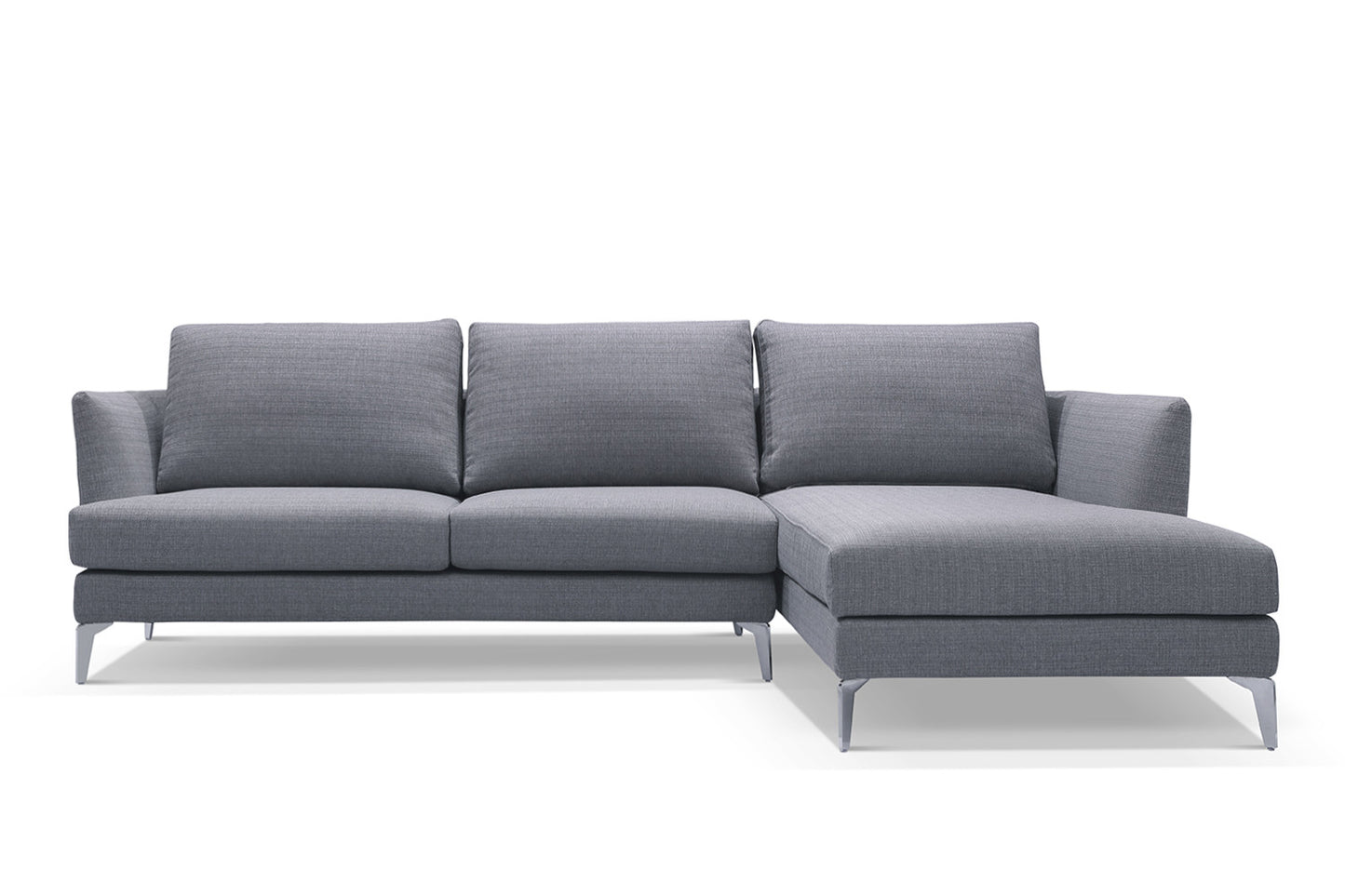 Canapé d'Angle Design Vellson Kolho Gris