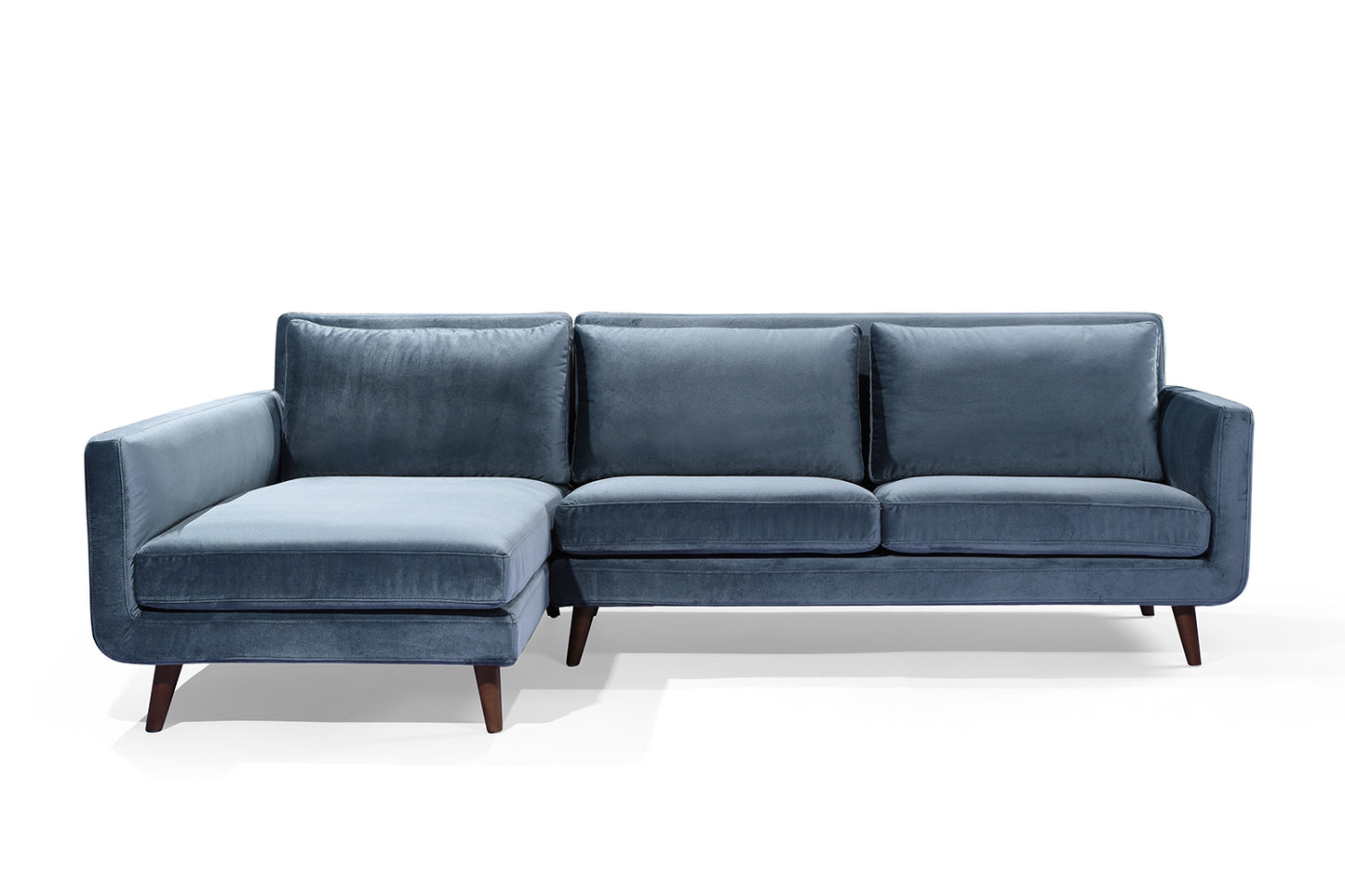 Canapé d'angle Scandinave Vellson Karis Bleu