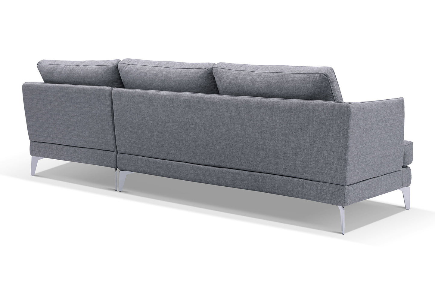 Canapé d'Angle Design Vellson Kolho Gris