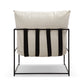 Chaise Vellson Malmö Tissu Blanc
