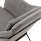 Chaise Scandinave Vellson Stockholm Tissu Gris