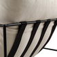 Chaise Vellson Malmö Tissu Blanc