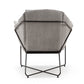 Chaise Scandinave Vellson Stockholm Tissu Gris