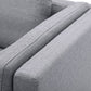 Fauteuil Design Contemporain Vellson Vaasa Gris