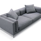 Canapé Design Contemporain Vellson Vaasa Gris