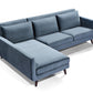 Canapé d'angle Scandinave Vellson Karis Bleu