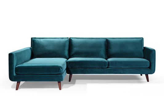 Canapé d'angle Scandinave Vellson Karis Vert