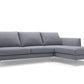 Canapé d'Angle Design Vellson Kolho Gris