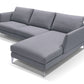 Canapé d'Angle Design Vellson Kolho Gris