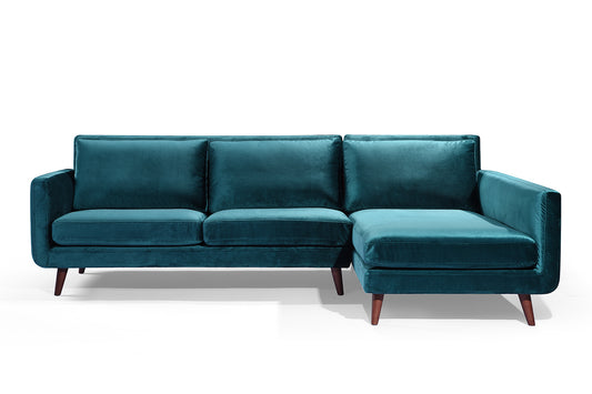 Canapé d'angle Scandinave Vellson Karis Vert