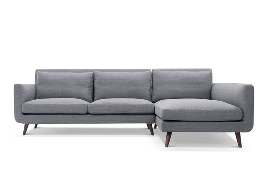 Canapé d'angle Scandinave Vellson Karis Gris