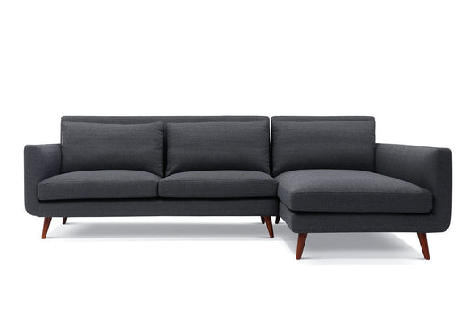 Canapé d'angle Scandinave Vellson Karis Ardoise