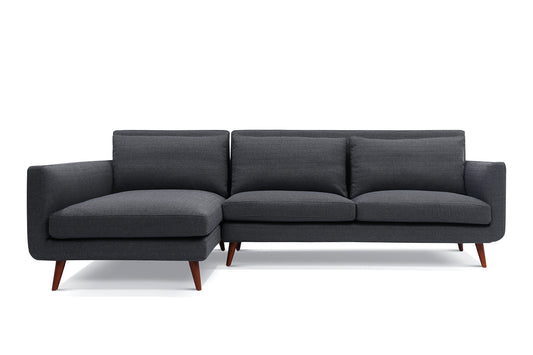 Canapé d'angle Scandinave Vellson Karis Ardoise