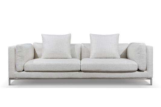 Canapé Design Contemporain Vellson Vaasa Blanc