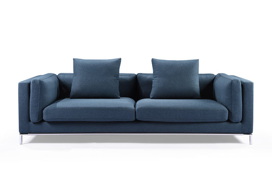 Canapé Design Contemporain Vellson Vaasa Bleu