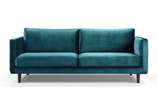 Canapé Scandinave Vellson Valko Velours Vert