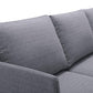 Canapé d'Angle Design Vellson Kolho Gris
