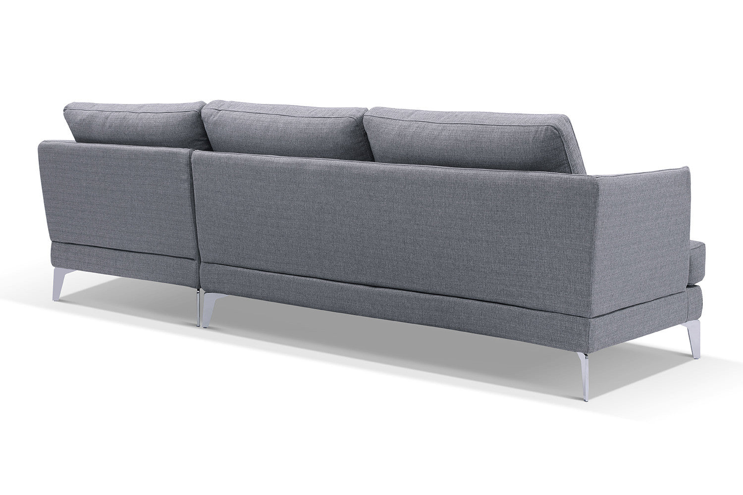 Canapé d'Angle Design Vellson Kolho Gris