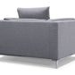 Fauteuil Design Contemporain Vellson Vaasa Gris