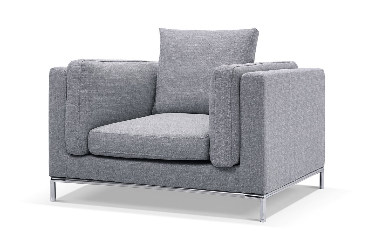 Fauteuil Design Contemporain Vellson Vaasa Gris