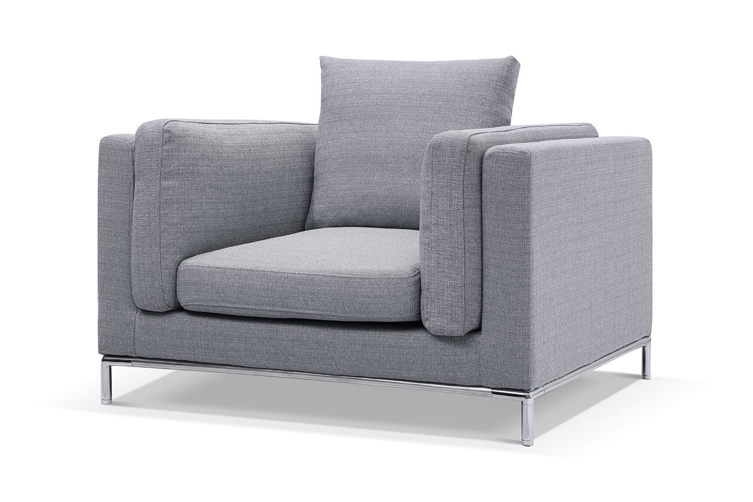 Fauteuil Design Contemporain Vellson Vaasa Gris