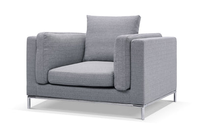 Fauteuil Design Contemporain Vellson Vaasa Gris