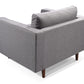 Fauteuil Style Rétro Vellson Vardo Gris