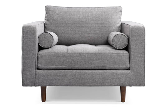 Fauteuil Style Rétro Vellson Vardo Gris