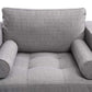 Fauteuil Style Rétro Vellson Vardo Gris